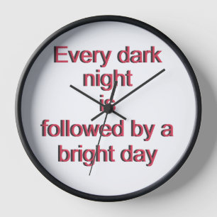 Jede dunkle Nacht Uhr