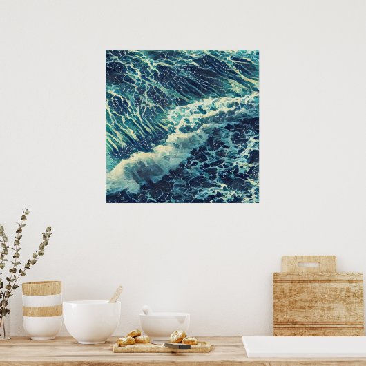 Jede Ebbe hat ihre Ebbe. Poster (Küche)