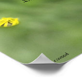 Jede Erfahrung macht dich zum Poster wachsen (Ecke)