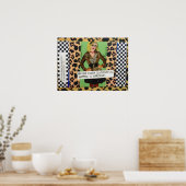 JEDE ERFOLGREICHE FRAU IST SELBST HINTER SICH. POSTER (Küche)