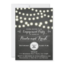 Jede Event Chalkboard String Lights-Verlobung