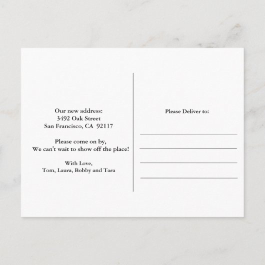 JEDE FARBE - Ankündigung über die Türbewegung Post (Rückseite)