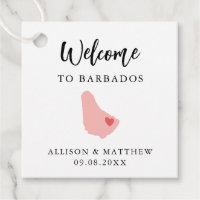 Jede Farbe Barbados Hochzeitungs-Begrüßungstasche