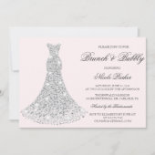 JEDE FARBE - Brunch & Bubbly Gown Einladung (Vorderseite)