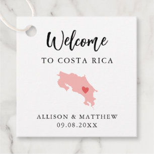Jede Farbe Costa Rica Hochzeitsnacht Geschenkanhänger