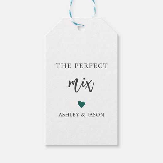 Jede Farbe, die perfekte Mischung von Gewürz oder  Geschenkanhänger (Vorderseite)