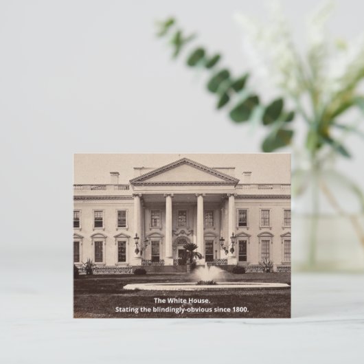 Jede Farbe, die Sie gewollt haben, solange sie wei Postkarte (Stehend Vorderseite)