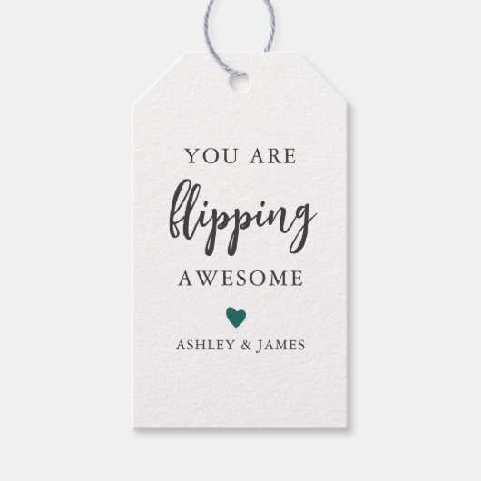 Jede Farbe, die Sie Phantastisch Gedreht haben Geschenkanhänger (Vorderseite)