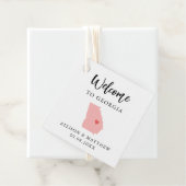 Jede Farbe Georgia Hochzeitungs-Begrüßungstasche Geschenkanhänger (Beispiel)