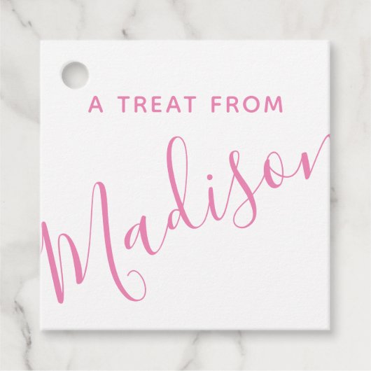 Jede Farbe - Geschenk für Skriptnamen oder Liebesm Geschenkanhänger (Vorderseite)