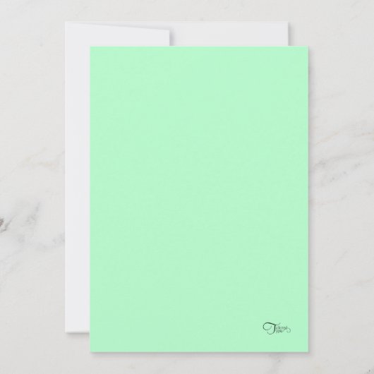 Jede Farbe Golden Star Swak Bat Mitzvah Einladung (Rückseite)