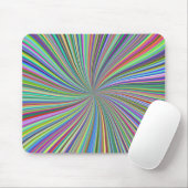 Jede Farbe im Crayon Box Spiral Swirl Optisch Mousepad (Mit Mouse)
