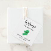 Jede Farbe Irland Hochzeitungs-Begrüßungstasche Geschenkanhänger (Beispiel)