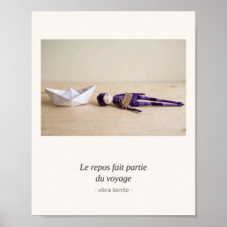 Jede Farbe ist ein Heilmittel — Papierreihe Poster
