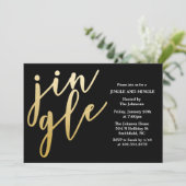 JEDE FARBE - Jingle and Mingle Holiday Einladung (Stehend Vorderseite)