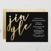 JEDE FARBE - Jingle and Mingle Holiday Einladung (Vorne/Hinten)