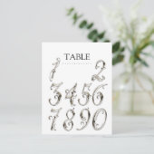 Jede Farbe macht Ihre Tischnummer Extravagant (Stehend Vorderseite)