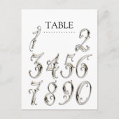 Jede Farbe macht Ihre Tischnummer Extravagant (Vorderseite)