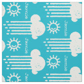 Jede Farbe meines Sonnenscheins Regen Cloud Person Stoff (Muster)