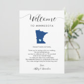 Jede Farbe Minnesota Hochzeit Begrüßungsreise (Stehend Vorderseite)