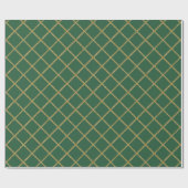 Jede Farbe mit Gold Glitzer Grid Geschenkpapier (Flach)