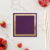 Jede Farbe mit "Gold"-Grenze Serviette (Beispiel)