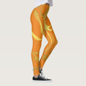 Jede Farbe mit goldener Marmorierung Leggings (Rechts)
