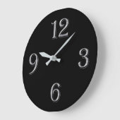 Jede Farbe mit großen Zahlen Große Wanduhr (Winkel)