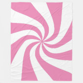 Jede Farbe mit weißem Pfefferminzspieß, wirbelndes Fleecedecke (Vorderseite)