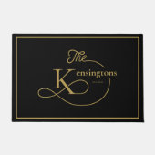 Jede Farbe | Monogram Fußmatte (Vorderseite)