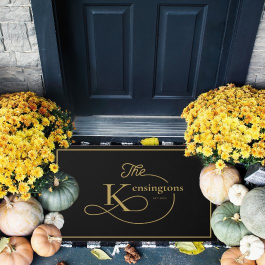 Jede Farbe | Monogram Fußmatte