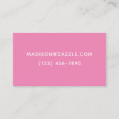 Jede Farbe - Name des Skriptes - Unternehmen oder  Visitenkarte (Rückseite)