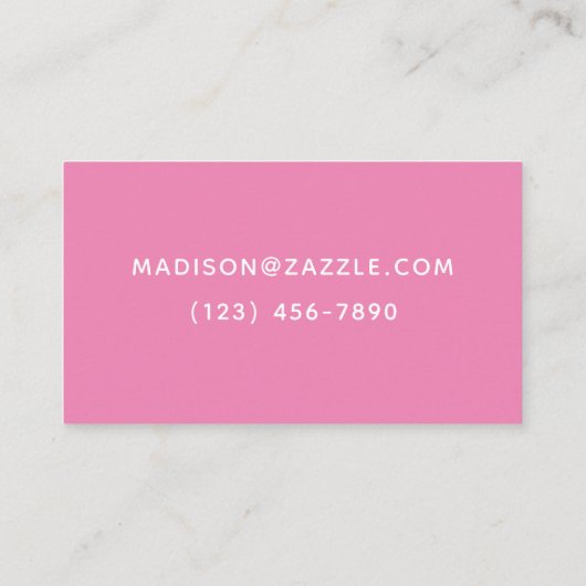 Jede Farbe - Name des Skriptes - Unternehmen oder  Visitenkarte (Rückseite)