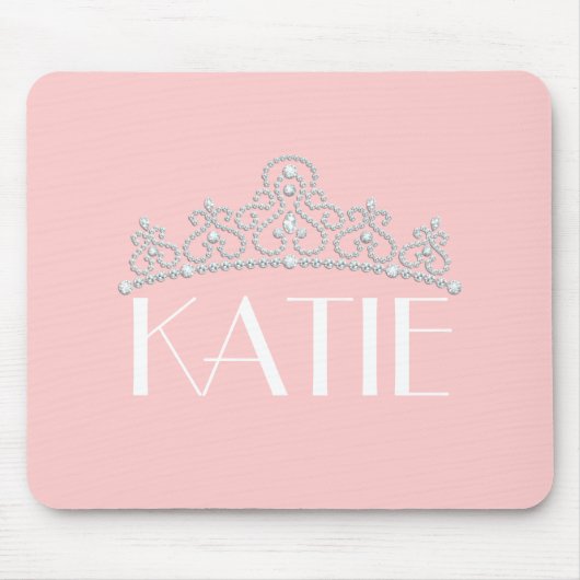 Jede Farbe Personalisiert Tiara Mousepad (Vorne)