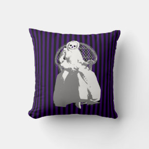 JEDE FARBE! Schwarzer Streifen Skeleton Puppenkiss Kissen