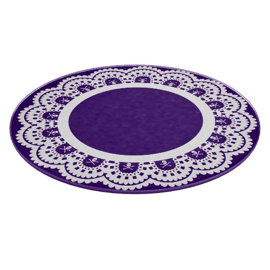 JEDE FARBE! Skull Lace Cutting Board Schneidebrett (Ecke)