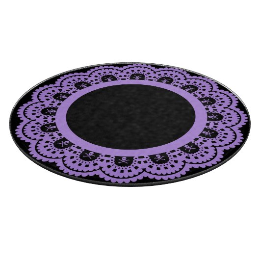JEDE FARBE! Skull Lace Cutting Board Schneidebrett (Ecke)