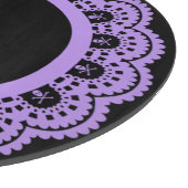 JEDE FARBE! Skull Lace Cutting Board Schneidebrett (Ecke)