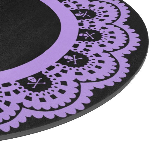 JEDE FARBE! Skull Lace Cutting Board Schneidebrett (Ecke)