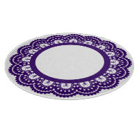 JEDE FARBE! Skull Lace Cutting Board