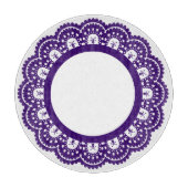 JEDE FARBE! Skull Lace Cutting Board Schneidebrett (Vorderseite)