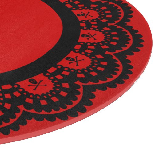 JEDE FARBE! Skull Lace Cutting Board Schneidebrett (Ecke)