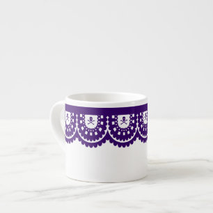 JEDE FARBE! Skull Lace Kleiner Tee Cup Espressotasse