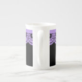 JEDE FARBE! Skull Lace Tee Cup Porzellantasse (Rückseite)