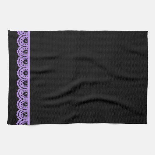 JEDE FARBE! Skull Lace Teetuch Geschirrtuch (Horizontal)