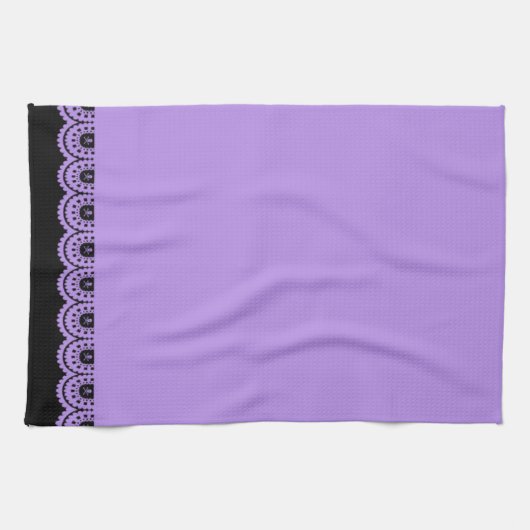 JEDE FARBE! Skull Lace Teetuch Geschirrtuch (Horizontal)