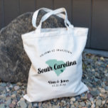 Jede Farbe Süd Carolina Hochzeitsnadel, Tragetasche<br><div class="desc">Hochzeitswochenende Begrüßungsgeschenk-Tasche für Gäste aus der Stadt, um Ihre Hochzeit, mit dem Bild von South Carolina. Sie können die Farben für jeden Teil dieses Designs bearbeiten und das Herz an den Ort Ihrer Hochzeit bringen. Klicken Sie zum Ändern der Farben auf Personalisieren und dann auf "Bearbeiten mit dem Entwurfstool". Wählen...</div>
