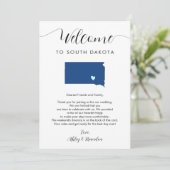Jede Farbe Süd Dakota Hochzeitstag Begrüßungsreise (Stehend Vorderseite)