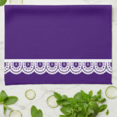 JEDE FARBE! Teetuch aus weißem Schädel Geschirrtuch (Gefaltet)