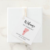 Jede Farbe Vermont Hochzeitungs-Begrüßungstasche Geschenkanhänger (Beispiel)